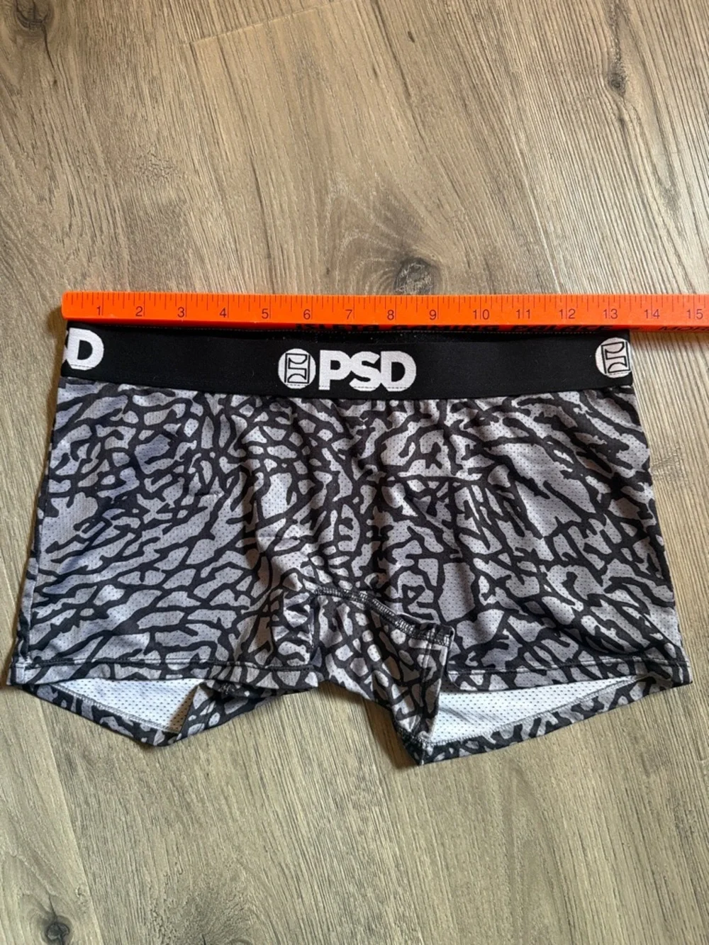 PSD Men’s Black & Gray Abstract Print Briefs used